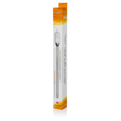 Grzałka do grzejnika łazienkowego 1200W Biała 1/2"