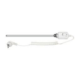 Grzałka do grzejnika łazienkowego 1200W Biała 1/2"