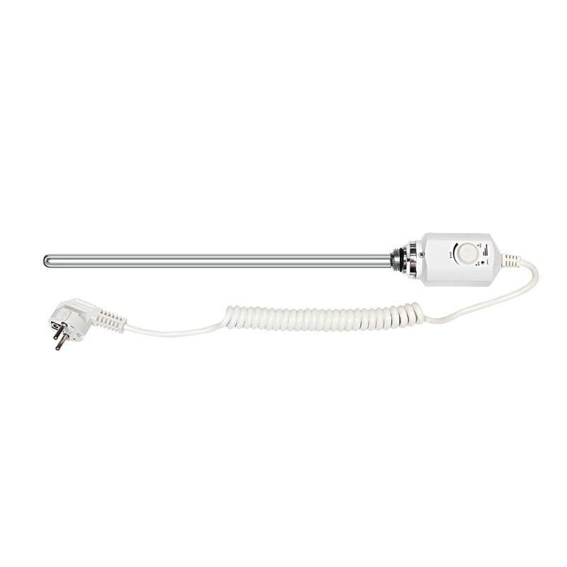 Grzałka do grzejnika łazienkowego 1200W Biała 1/2"